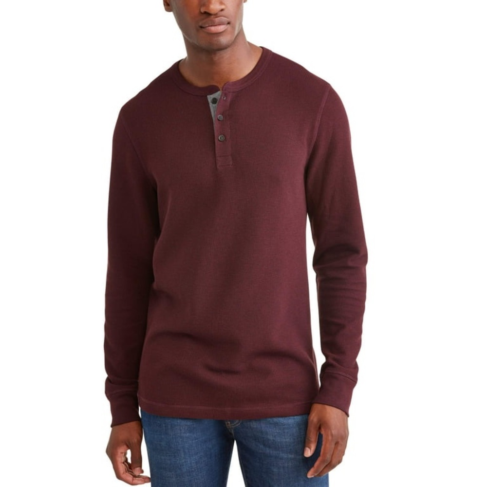 Men’s Maroon Henley
